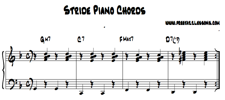 Stride Piano Lesson Free Video Lesson Tutorial And Tips